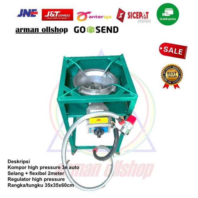 1set kompor gas nasi goreng pemantik otomatis (only Gojek/grab)