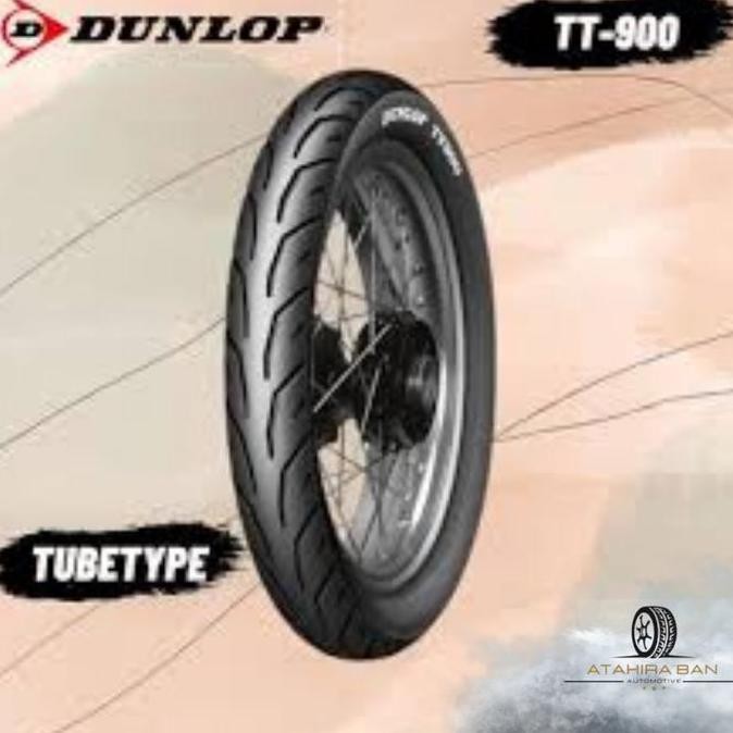 BAN DUNLOP RING 17 NON TUBELES 225 + 250 + 275 TT900 SATUAN/SEPASANG BAN MOTOR BEBEK