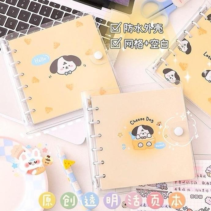 PVC Note Book Buku Tulis Mini Kecil Motif Lucu Kertas Petak Kecil & Polos #t012