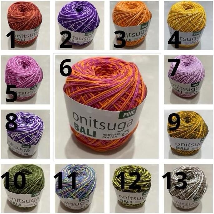 BENANG RAJUT KATUN BALI ONITSUGA SEMBUR OMBRE