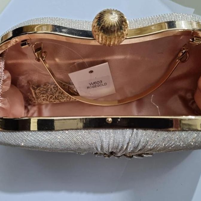 3916 TAS CLUTCH PESTA  KONDANGAN WISUDA FASHION TAS WANITA IMPOR AS