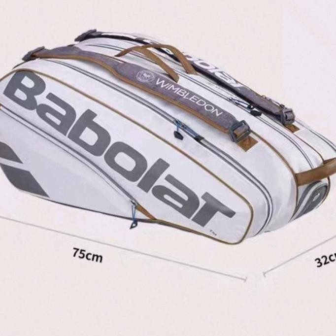 Tas babolat pure Wimbledon 2025 tas isi 6 raket tas raket tennis babolat 6R