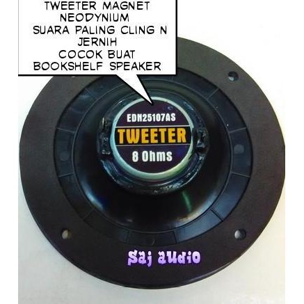 Tweeter Magnet Neodymium Dome 4 Inch Car Or Home Audio Plus Stand Besi