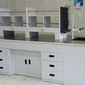 Island Bench HPL - Meja Lab Top Table Stainless GSN - 04