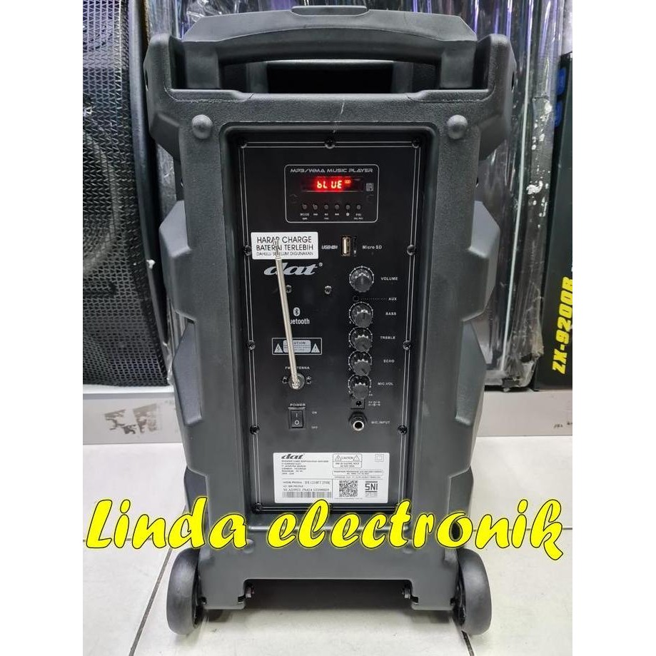 Dat Dt 1210Ft Speaker Aktif 12 Inch Portable Dat Dt1201Ft