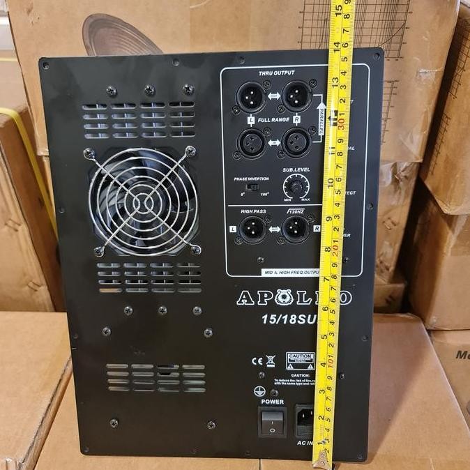 Mesin Subwofer Aktif Apollo 15-18 Inch 1200 Watt