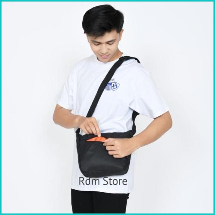 COD Tas selempang pria murah Sling bag cowok distro anti air waterproof Original SlingBag Wanita Bah