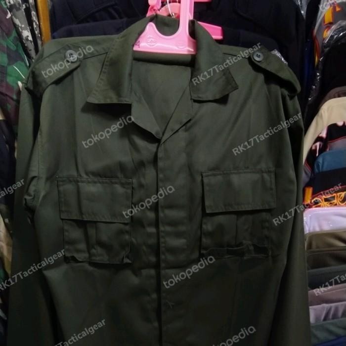 Baju Seragam Pdl Hijau Army - Baju Menwa Setelan -Baju Pdl Bagus+Murah