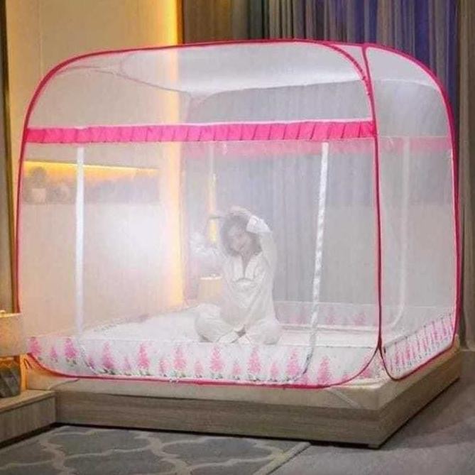 kelambu tebal klambu tempat tidur kelambu kotak ukuran jumbo