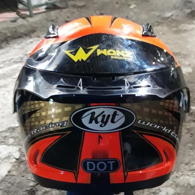 SPOILER KYT RC7 / SPOILER HELM RC7 CLEAR Motorcycle Original