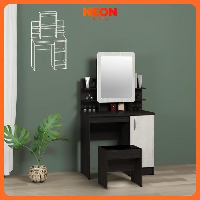 TERBARU - NEON Meja Rias Kayu Minimalis Makassar Murah Furniture