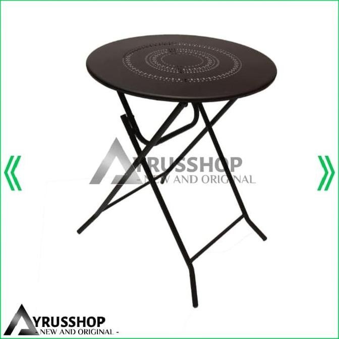 TERMURAH - Meja Lipat Teras Taman - Cafe - Kedai - Coffee Table Krisbow Round