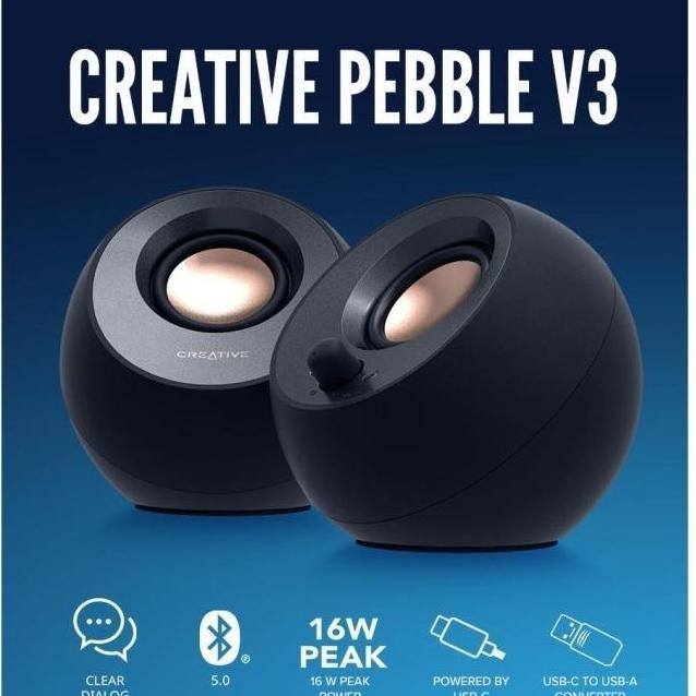 CREATIVE Pebble V3 Bluetooth 5.0 Desktop Speaker