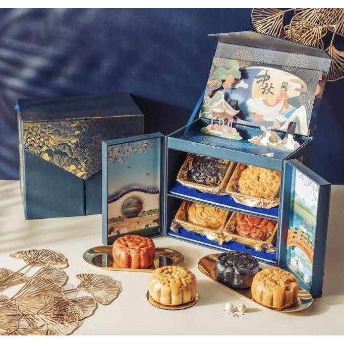 Mooncake Kue Bulan Premium Li Yuan - LienYung Gojin Tausa Hitam