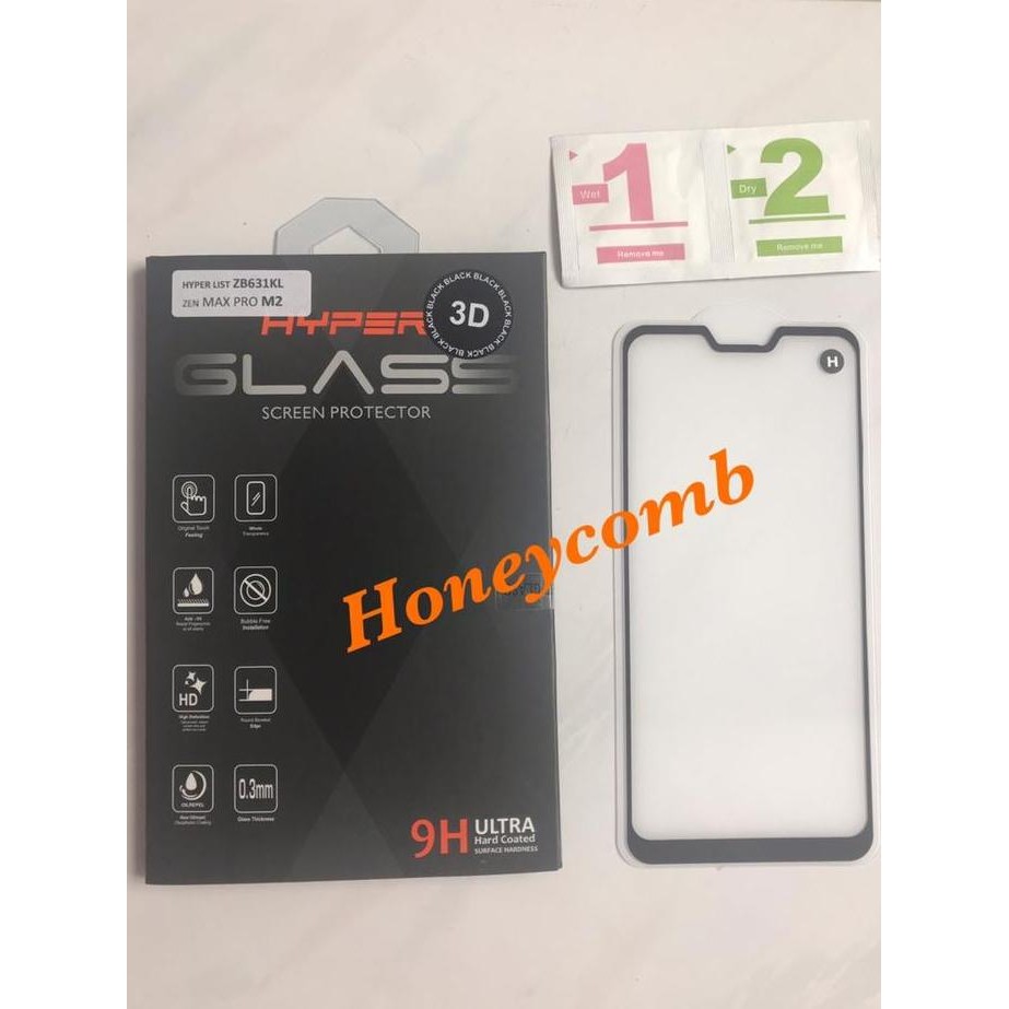 Tempered Glass Hyper 3D Full Cover Asus Zenfone Max Pro M2 (ZB631KL)