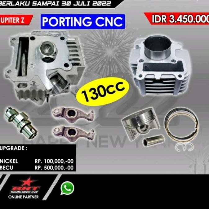 Special Price Paket Jupiter Z Head + Blok + Piston + Noken As + Rra