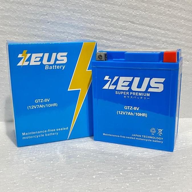 Aki Motor Zeus Gtz8V Nmax Old /Lama Accu Kering