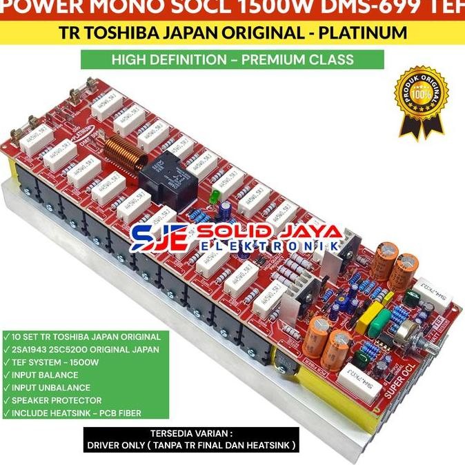 Kit Power Socl Tef System 1500W Dms 699 Plus Tr Untuk Toshiba Asli Tr Final Asli Mono Dms699 Dms-699