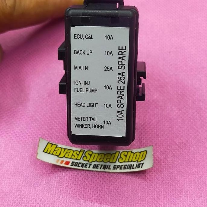 Box Sekering-Rumah Sekering Vario 125 Old Type Bohlam Lengkap Dg Fuse.