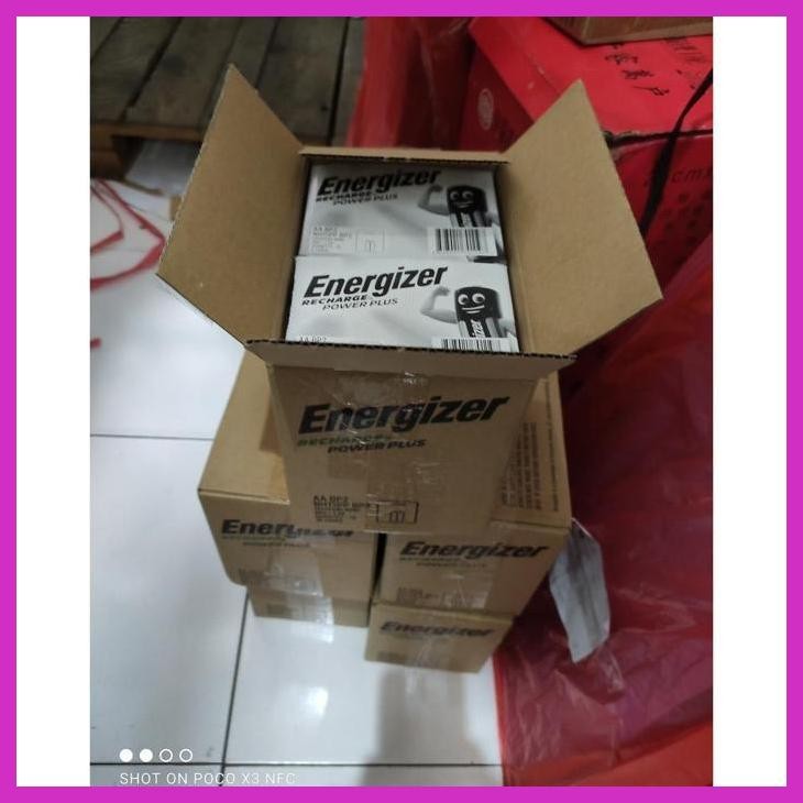 (SEKOLAH) BATU BATERAI ENERGIZER AA RECHARGEABLE 2000 MAH ISI 2 BH( 1 SET) CHARGE ISI ULANG GOOD QUA