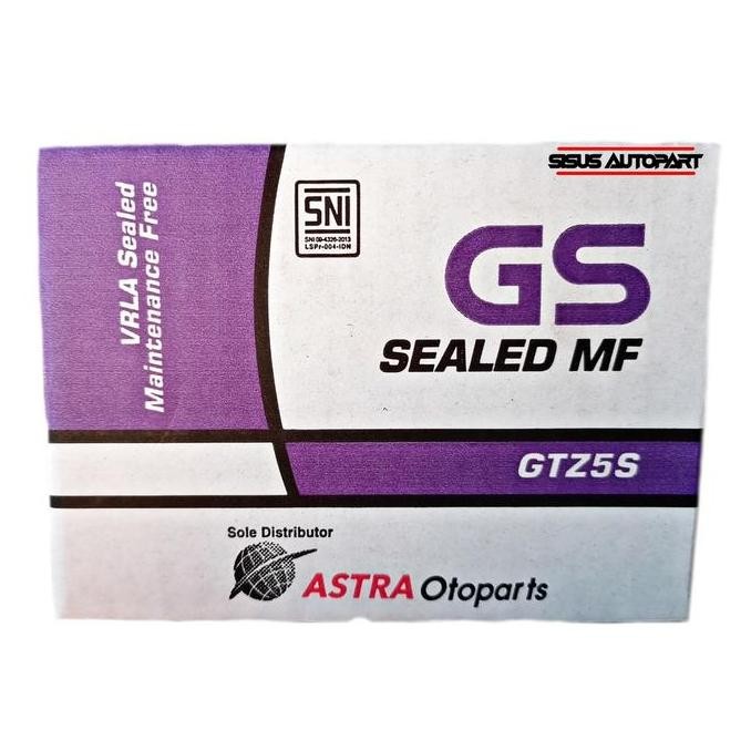 Aki Motor Gs Astra Gtz5S / Aki Motor Beat Vario Scoopy Mio J Mio Gt Mio M3 / Aki Gs Astra Beat Vario