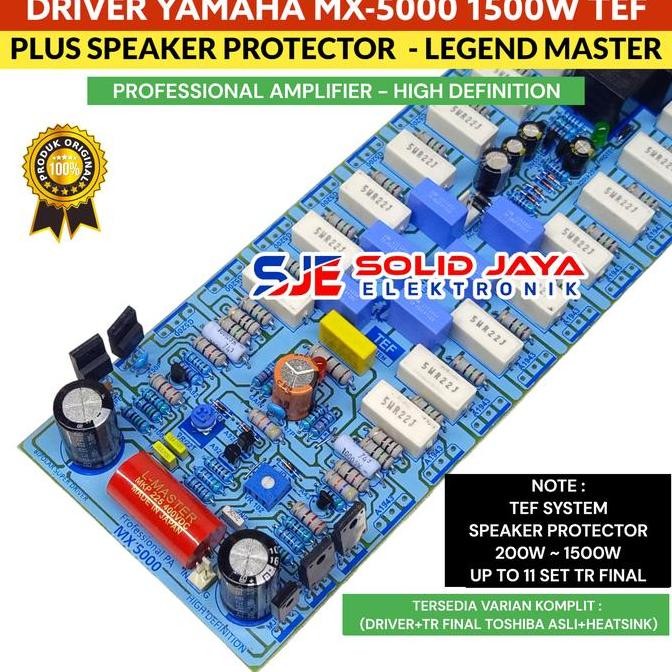 Kit Profesional Driver Amplifier Yamaha Mx5000 1500W Legend Master