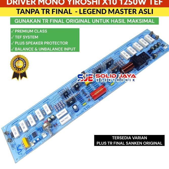 Kit Driver Power Yiroshi X10 1250W Power Amplifier X 10 Tanpa Tr Final