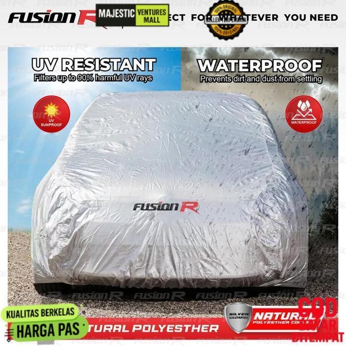 Diskon Cover Mobil / Sarung Grand Livina Merek Fusion R / Cover Mobil Putih Grand Livina Waterproof 