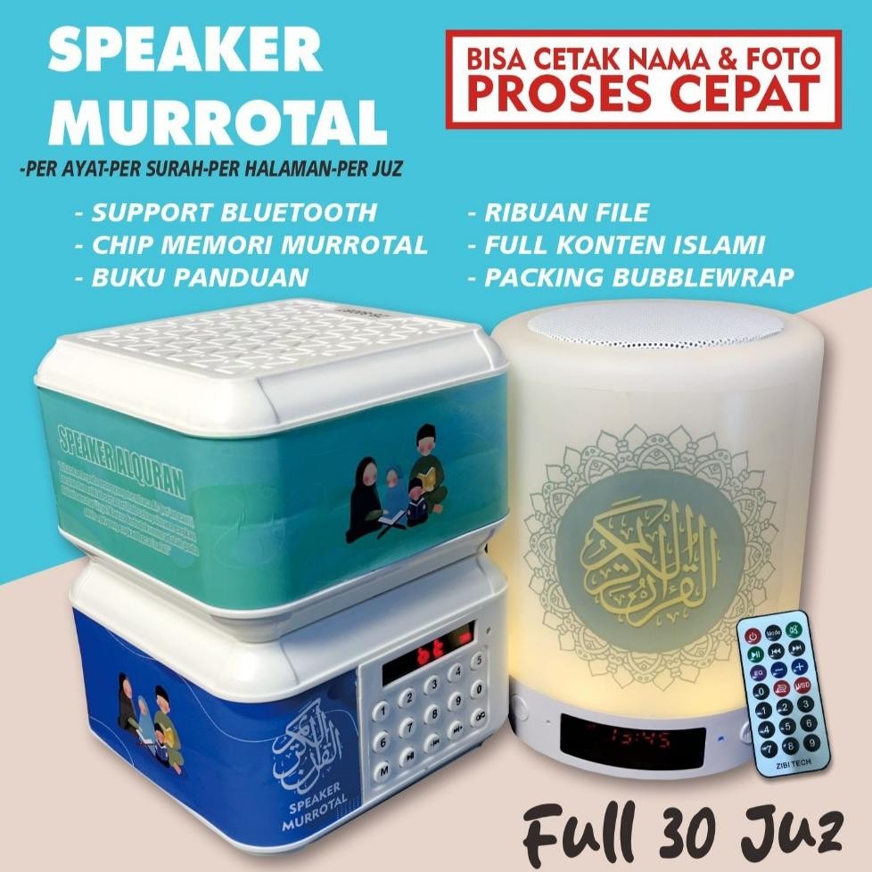 Best SPEAKER MUROTTAL AL QURAN SPIKER MUROTAL DIGITAL AL-QURAN 30 JUZ BANYAK QORI CHIP 16GB