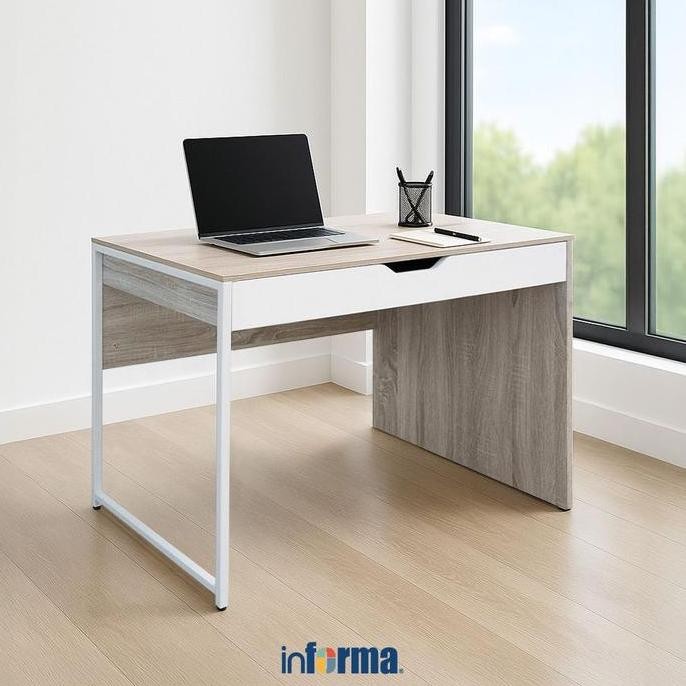 INFORMA HEIZE MEJA KANTOR - PUTIH