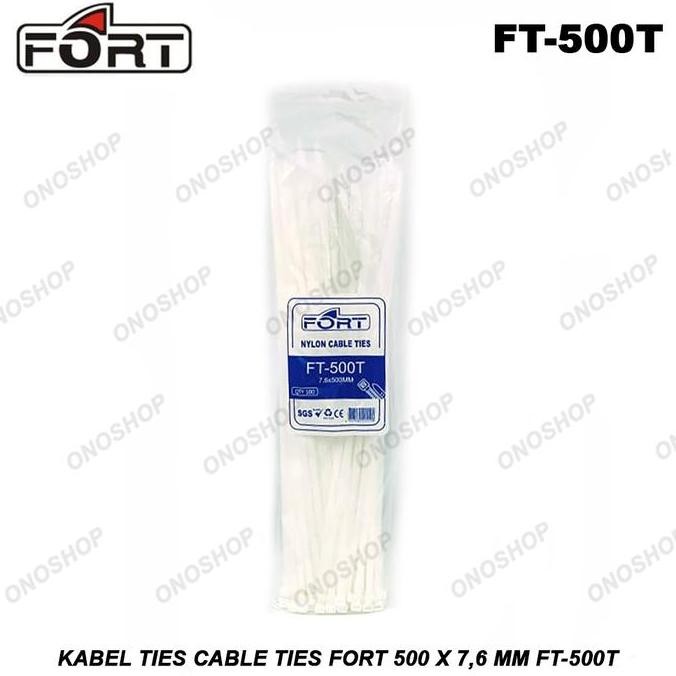 Kabel Ties Cable Ties FORT 500 x 7,6 mm FT-500T