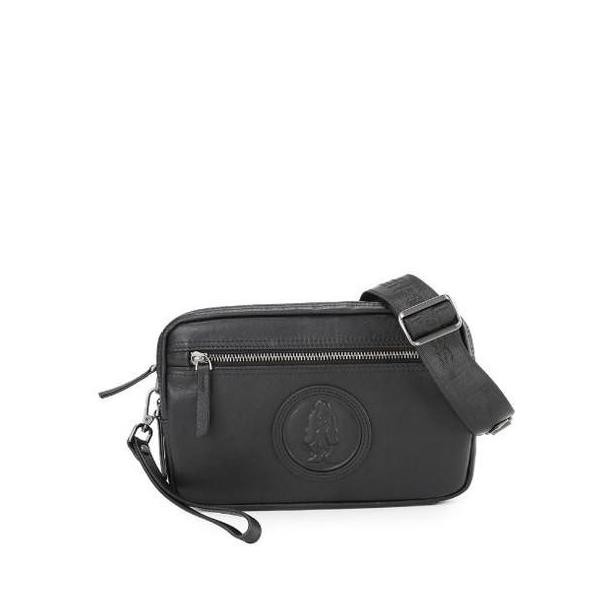 Hush Puppies Tas Pria Hp Vii Clutch / Messenger Bag Black