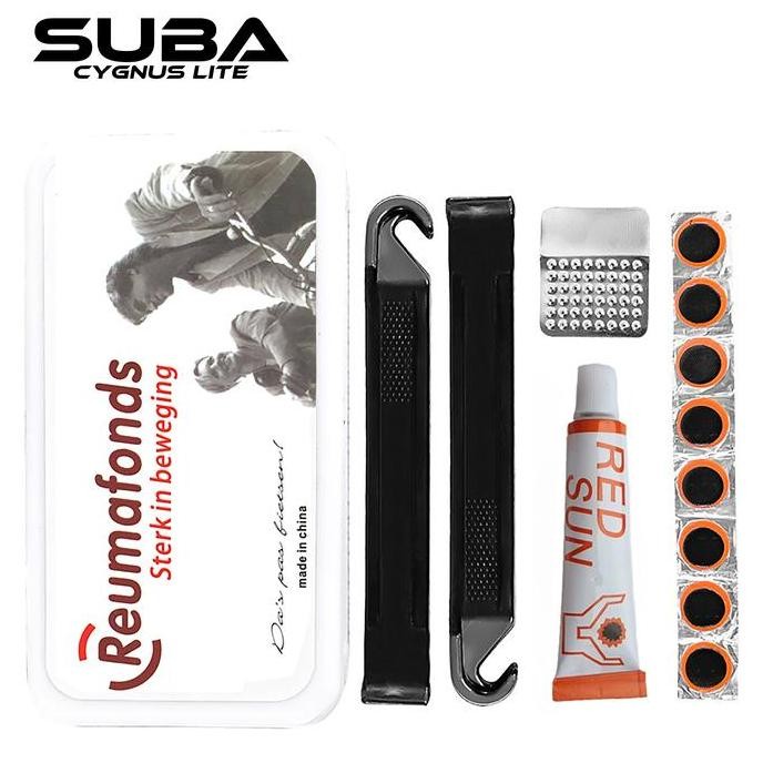 Suba Cygnus - Tool Kit Tambal Ban Sepeda - Portable Bicycle Tool Set Tire Repair Kit