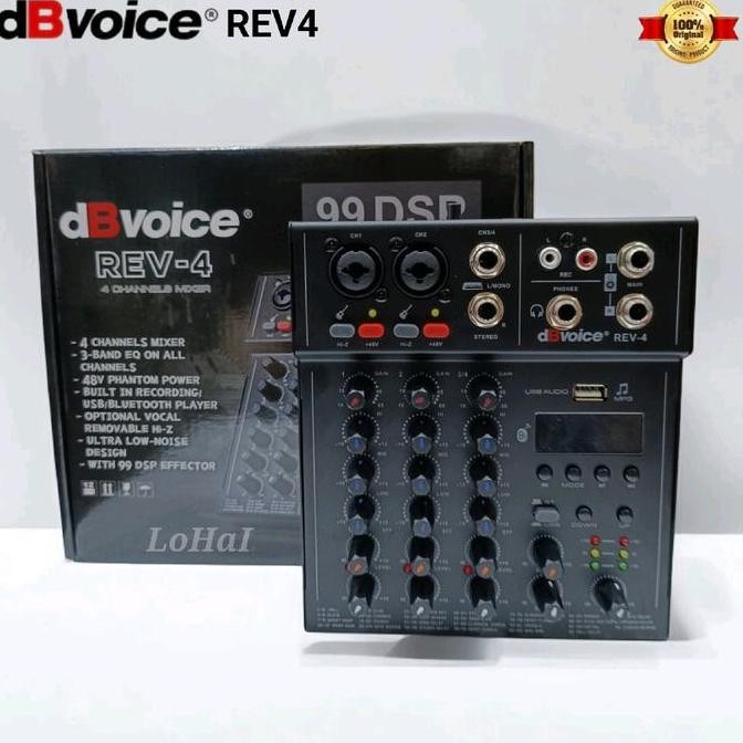 Mixer Audio Dbvoice Rev4  99Dsp Effect Mixer Mini Rev 4 Original