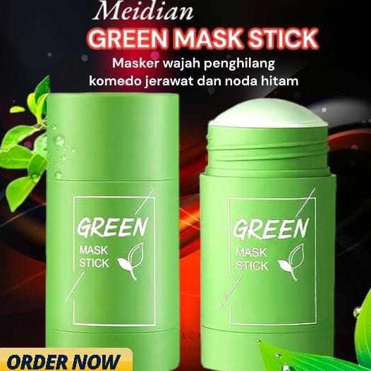V Glow - Green Mask Stick Green Mask Stick Masker Green Tea Green Mask Stik Green Mask40gr