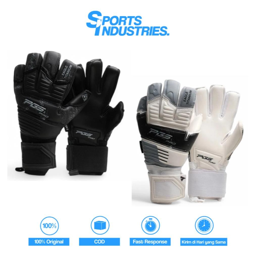 SARUNG TANGAN KIPER PGS EAGLE TITANIUM 100% ORIGINAL