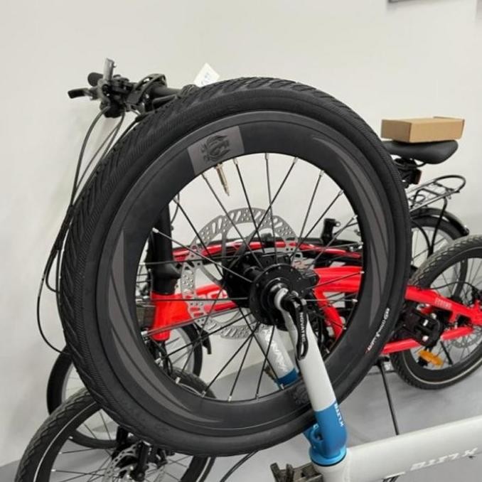 TERBARU WHEELSET LAMPO 20 451 DISC BRAKE VELG 20 PLUS VELG 22 PREMIUM