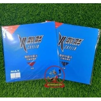 Rubber Karet Ciamik Reactor Ckylin Blue Sponge Pingpong Tenis Meja