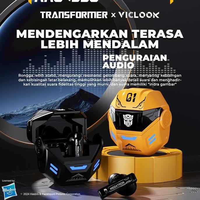 Dingdong Cod Transformer Tf-T36 Wireless Earphone Headset Bluetooth 5.4 Tws Transformers Tf-T36
