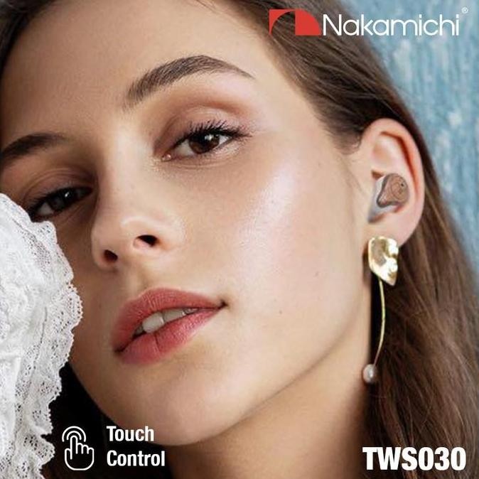 Nakamichi Tws 030 Wooden True Wireless Earphone Bluetooth 5.1 Original