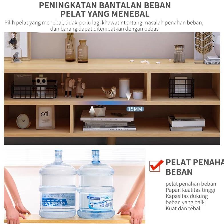 Cod 120/140cm Meja TV Kayu Rak Tv Minimalis Bufet Tv Minimalis Kayu Modern Murah Tv Rak