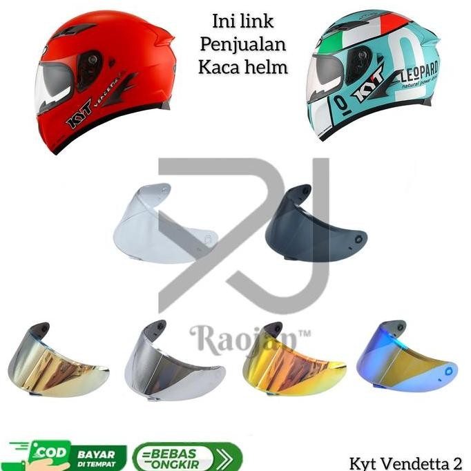Kaca helm Kyt Vendetta Visor helm Kyt Vendetta