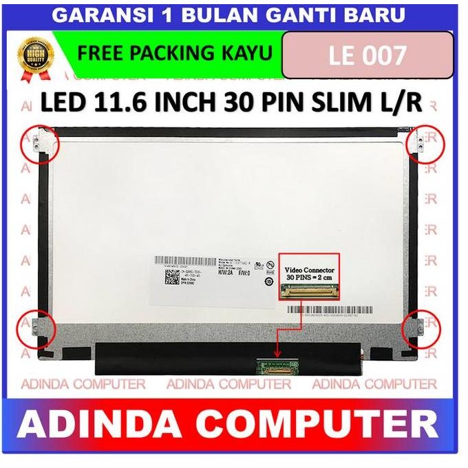 DF140 - LCD LED HP PAVILION X360 11-AB128TU X360-11AB000 11.6 30 LR