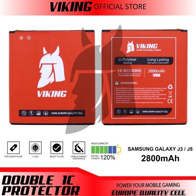 Viking Baterai For Samsung J2 Prime / J2 Pro Eb-Bg530Bbe Double Power