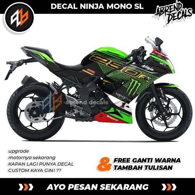DECAL FULLBODY NINJA MONO SL KRT / STIKER FULL NINJA MONO SL 250 Original
