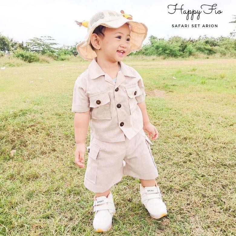 New - Setelan Bayi dan Anak Safari SET by Happyfio (Zoo Keeper)
