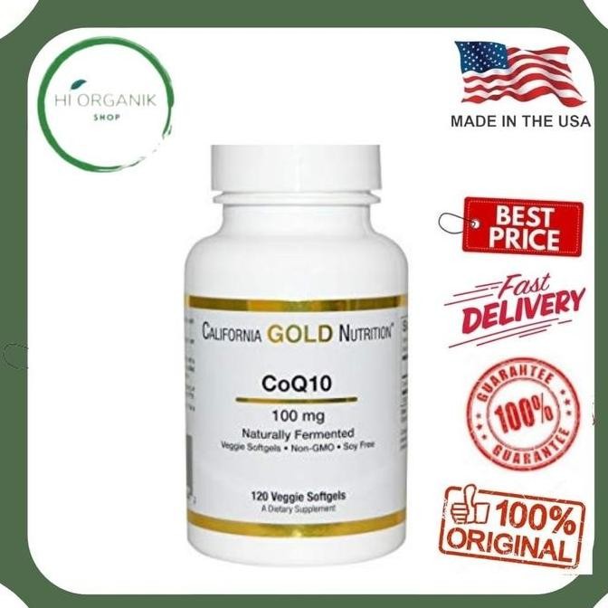 California Gold Nutrition Coq10 100 Mg (120 Veg) / Cgn Coq10 100 Mg Original