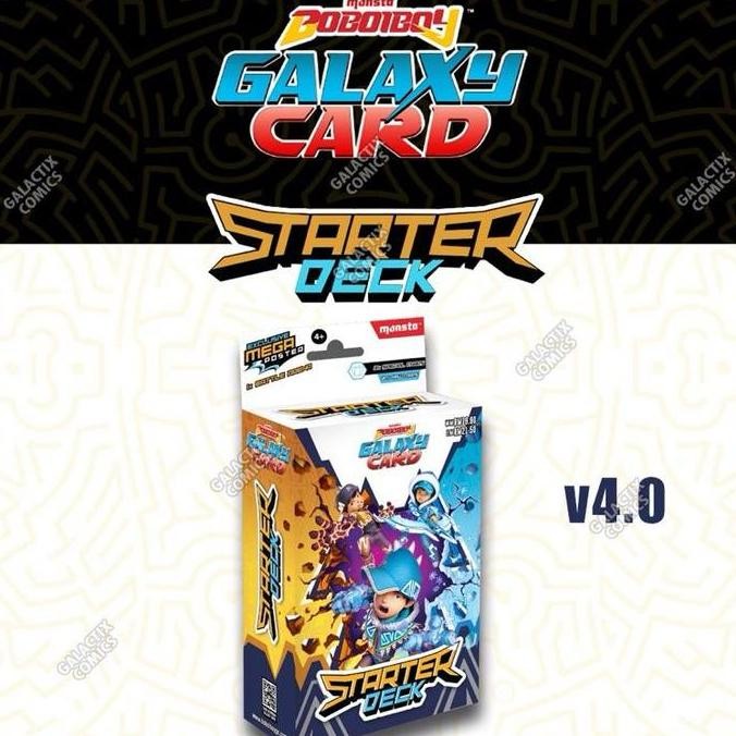 NEW  BoBoiBoy Galaxy Card Starter Deck - 23 Cards + 1 Battle Arena - Version 1.0 2.0 3.0 4.0 5.0 6.0