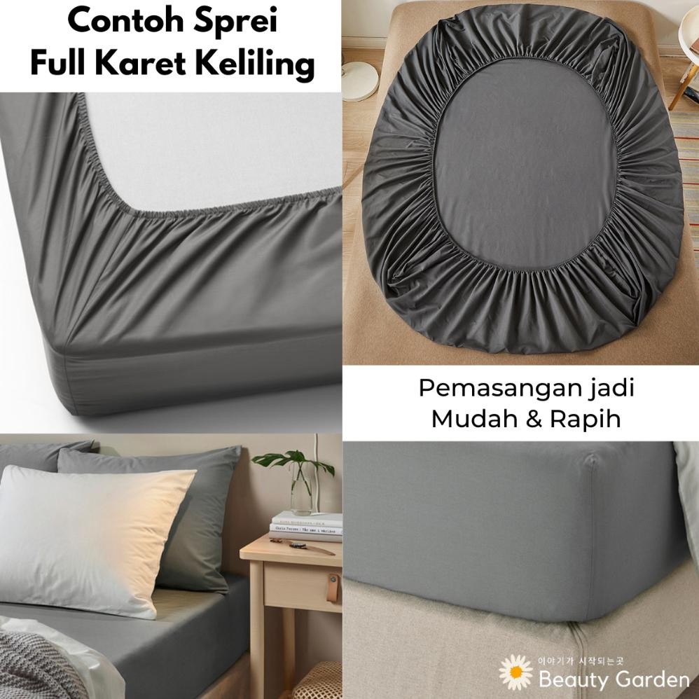 Sprei Full Karet Tinggi 30 Sprei 90x200 | Sprei 100x200 | 120x200 Seprai The Star Premium