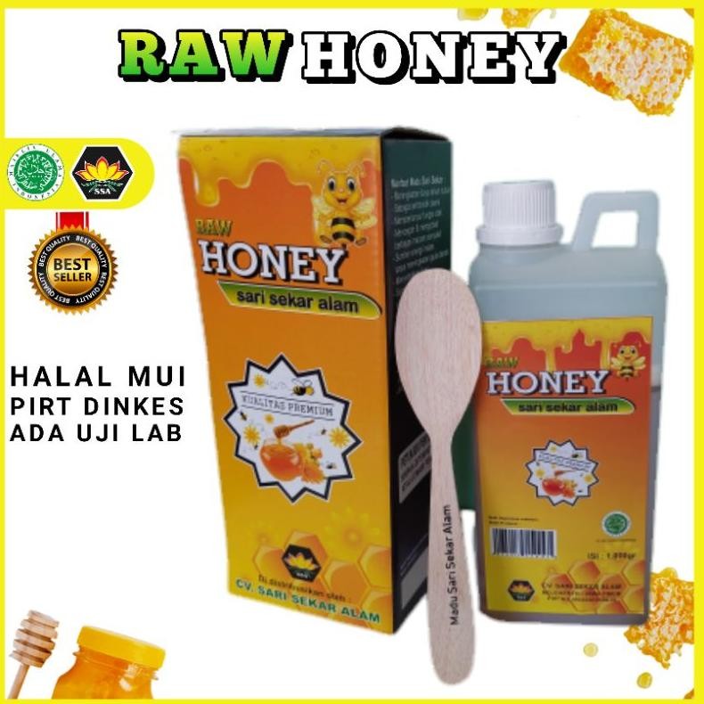 (Terbaru) 1 Kg Madu Asli Murni Nektar Multiflora Sari Sekar Halal MUI (Terlaris)